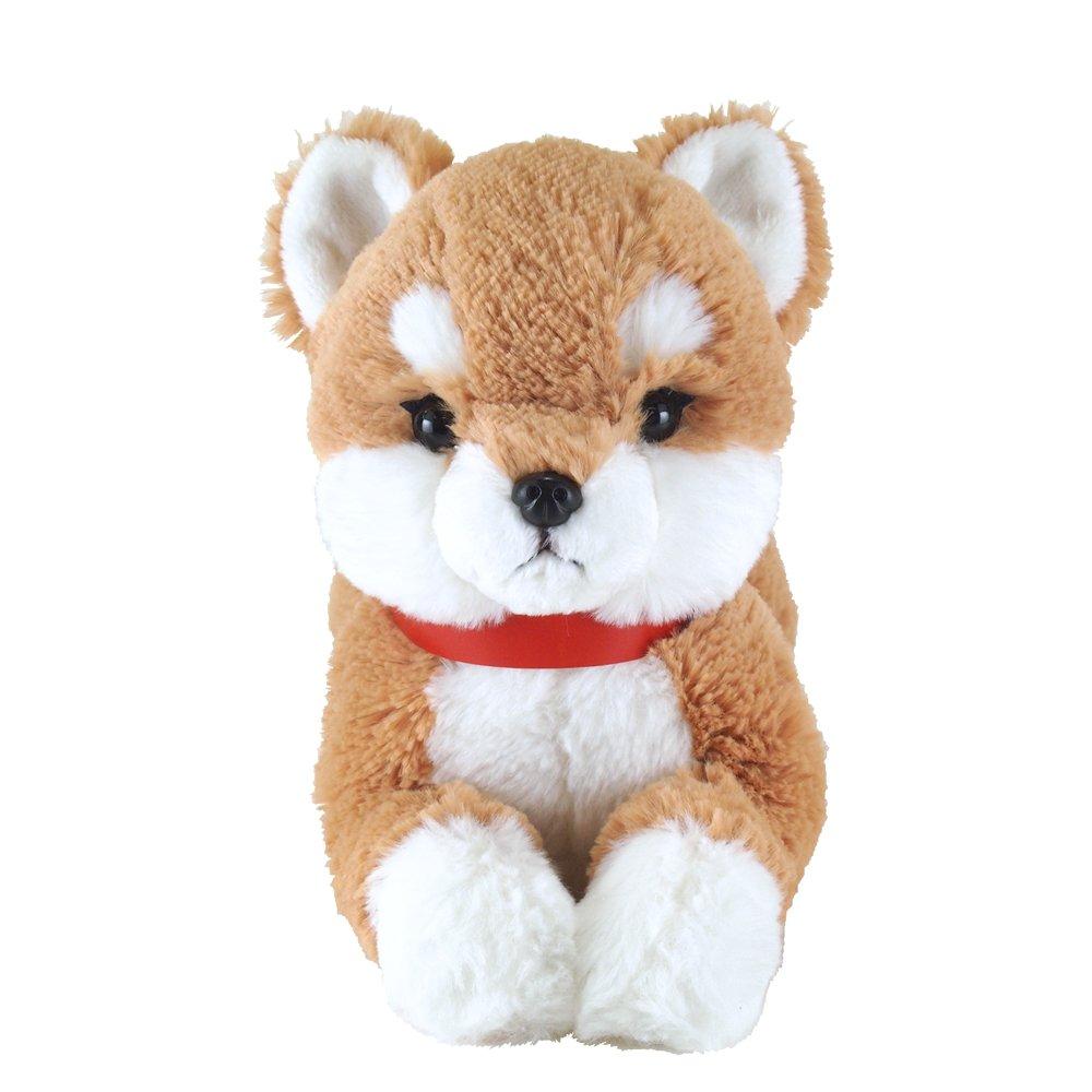SunLemon Shiba Inu Lap Dog Plush Toy, Beige, Small, 24x9x30cm, P-3052