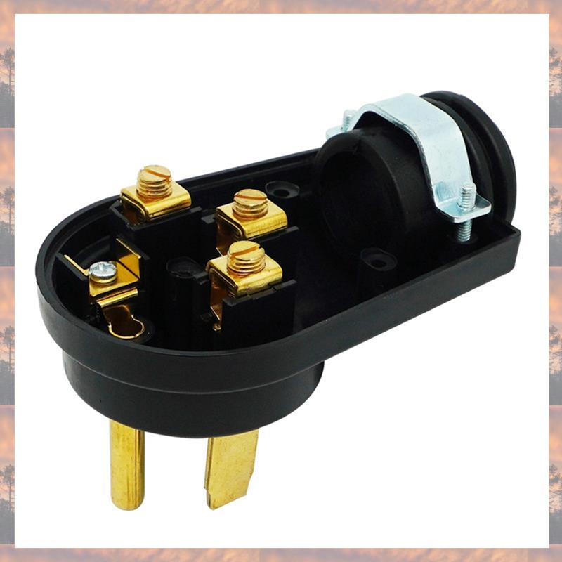 2025 Trend RV Receptacle Replacement Power Plug 50AMP 14-50P 125V/250V Replacement Power Plug Travel Trailer RV Accessories Plug