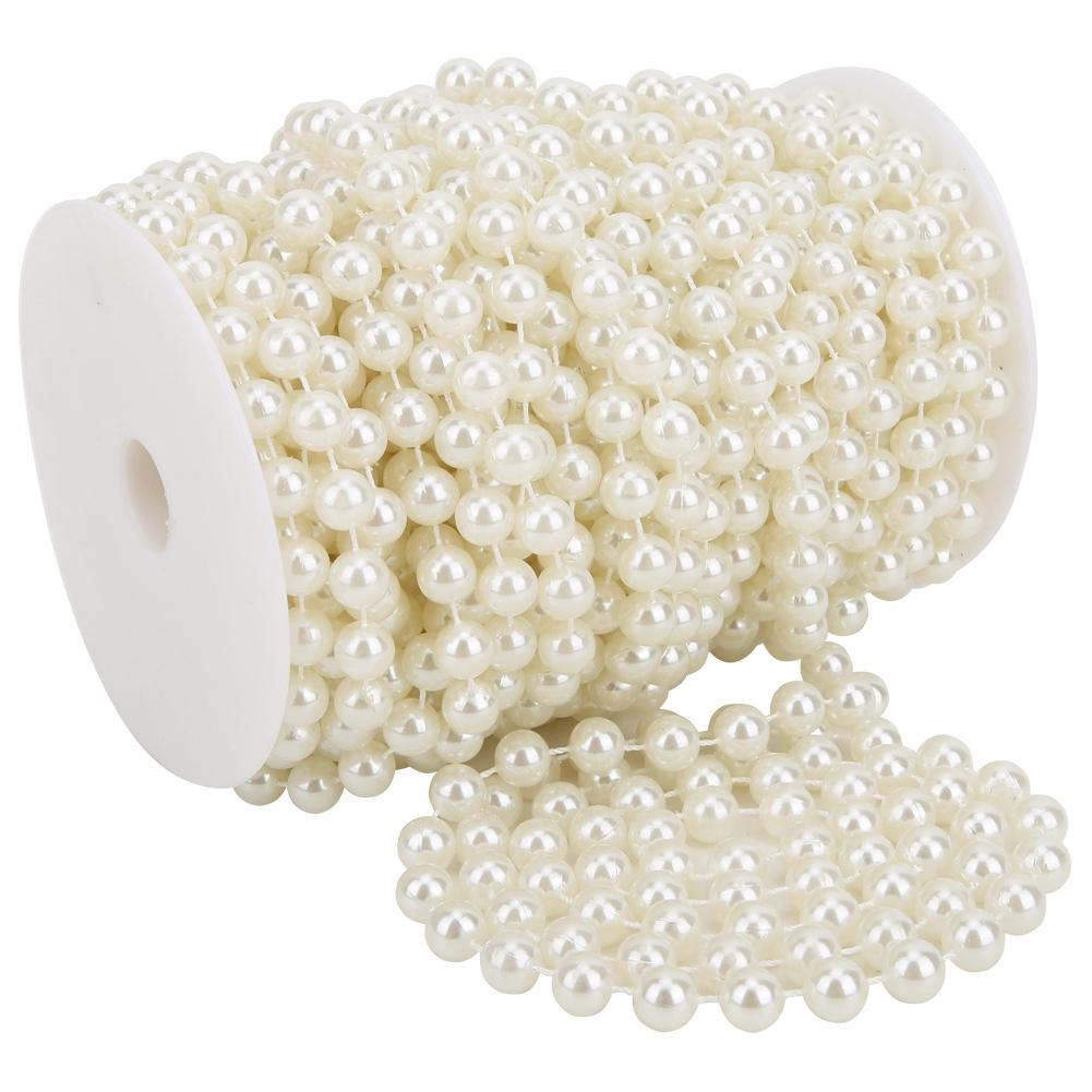 10mm Prl Bd String 20m ABS Faux Prl Bd Clothing Accessories for   Doors Decoration