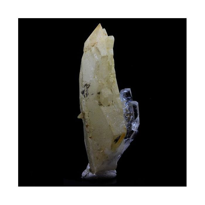 Pierres et Minéraux. Quartz à Ame + Calcite. 266.0 ct. Le Noirey, Saint-Jean-de-Maurienne, Savoie, France.