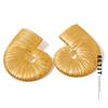 Waterproof Stainless Steel Metal Statement Stud Earrings Minimalist Stripe Attractive Fashion Europe Jewelry Wholesale