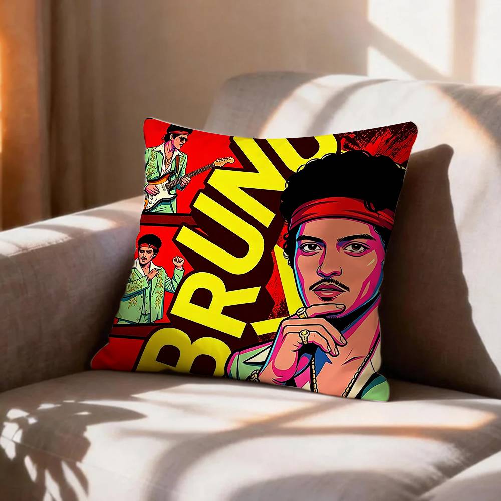 COOL The ROMATIC BBruno Mars Pillow Case Pattern Printed Pillowcase For Living Room Sofa Cushion Cover