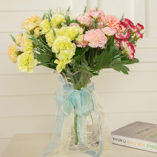 Искусственное растение, яркие, экологически чистые, многоразовые, красивые, для дома и сада, гвоздика, альбом для вырезок, искусственные цветы на день рождения