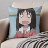 Смешная японская аниме-подушка Azumanga Daioh Наволочка Пылезащитная Невидимая молния Короткий плюш Подушка для дивана