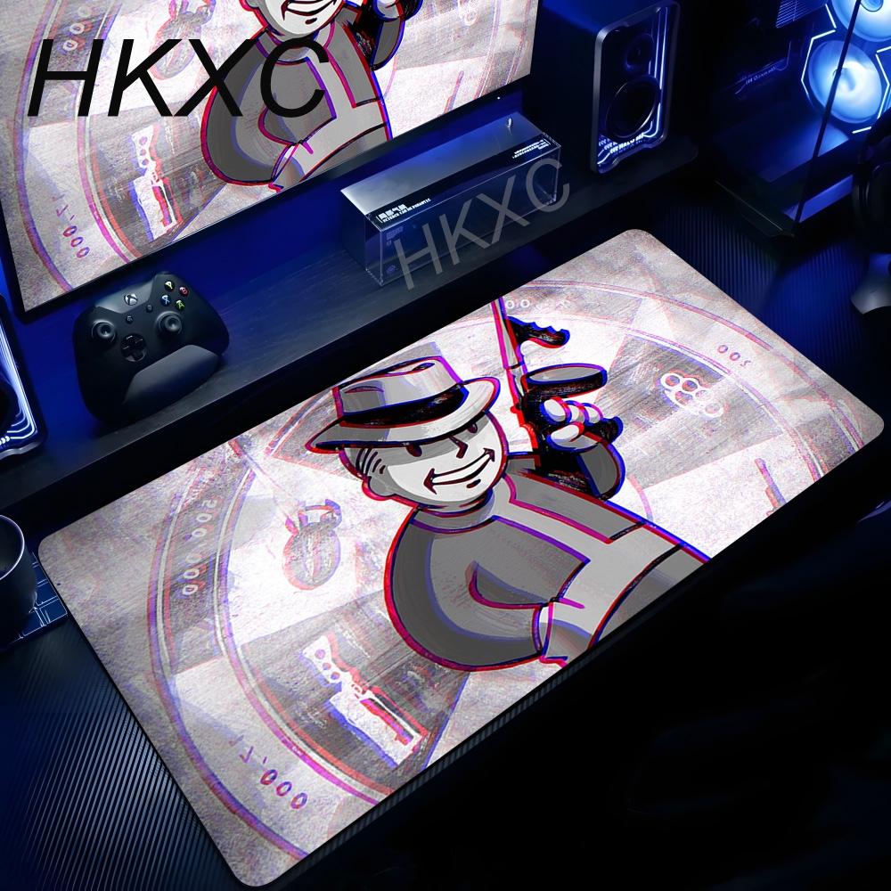 Anime FFallout XXL Mousepad Desk Accessories Keyboard Pads Carpet Thickened Desk Mat Computer Game Cabinet Lockedge Mouse Pad