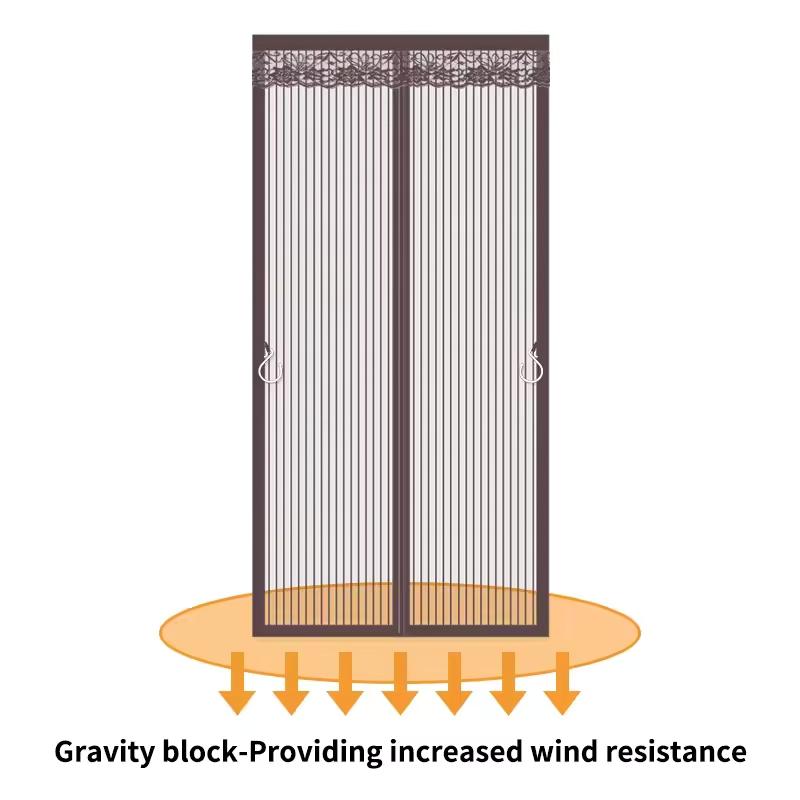 Summer Magnetic Door Net Magnetic Suction Door Curtain Gauze Door Mosquito Proof Household Non Punching Mosquito Proof Invisible Door Curtain