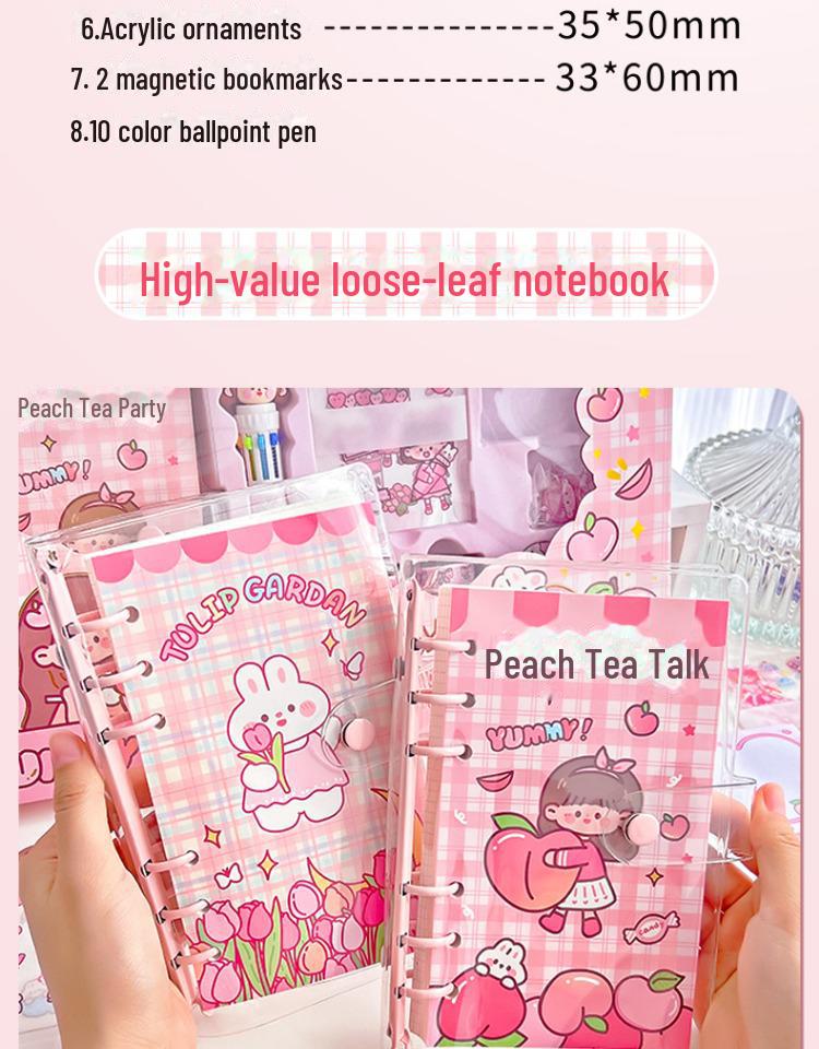 Милый набор блокнотов для девочек 2025 года: Новый подарочный набор для справочника с подарочной коробкой