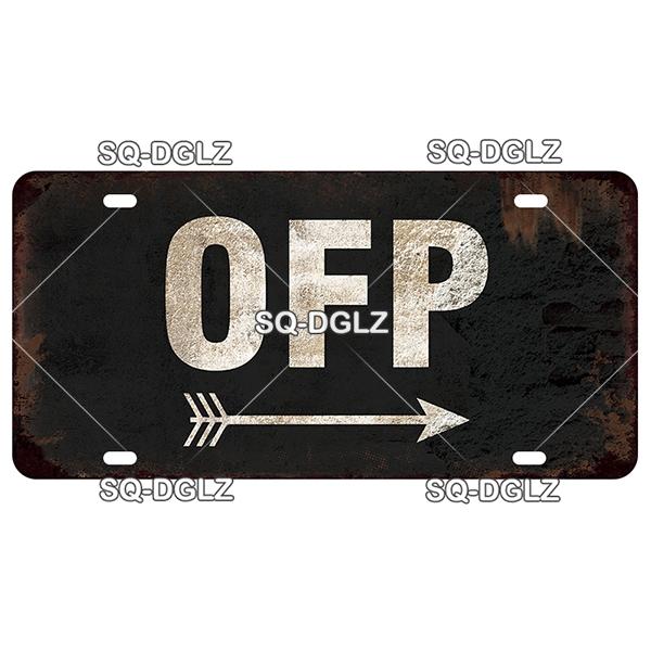 SQ-DGLZ Minen German Road License Plate Warning Tin Sign State Wall Decoration Metal Sign Home Decor Painting Plaques Art Poster