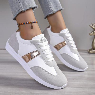 Новая белая повседневная обувь Модная универсальная обувь для бега Дышащая тканевая поверхность Легкая спортивная женская обувь Zapatos De Mujer