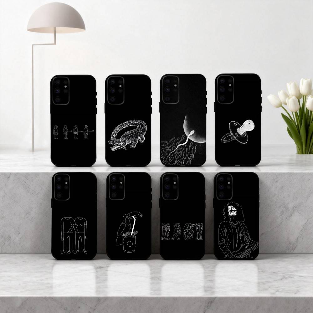 Чехол для телефона C-Catfish And B-Bottlemens для Samsung S25, S24, S21, S22, S23, S30, Ultra, S20, Plus, Другие Мягкий Черный Чехол