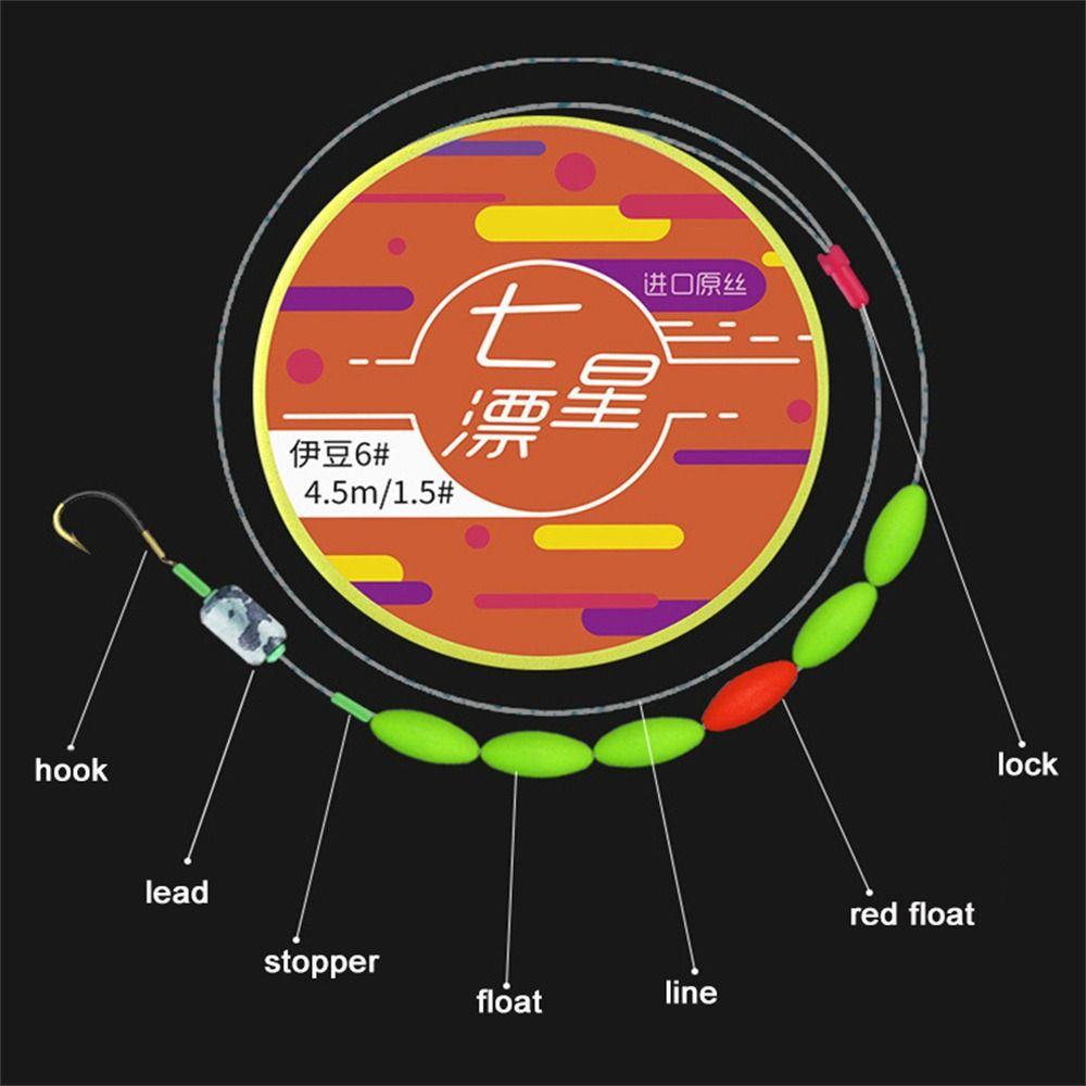 Fishing Stopper Fishing Line Hooks Carbon Steel Hook and Line Fishing Fish Accessories