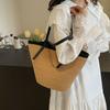 Woven Straw Bag Bag Large Capacity 2025 Spring New Versatile Single Shoulder Premium Texture Commuter Beach Tote Bag