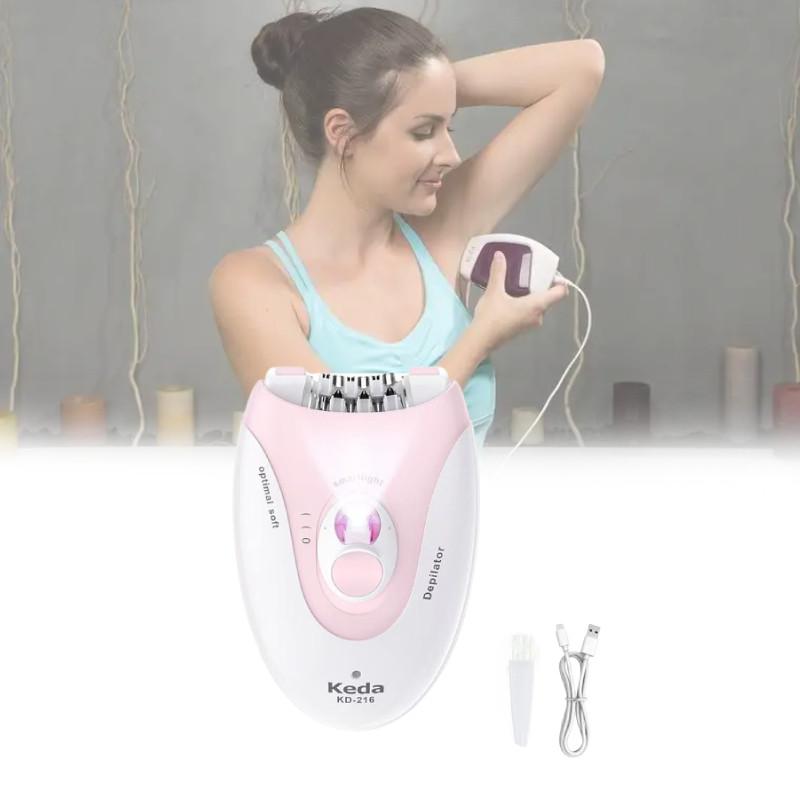 Electric Hair Removal Device For Women With Dry Battery And Usb Charging For Full Body