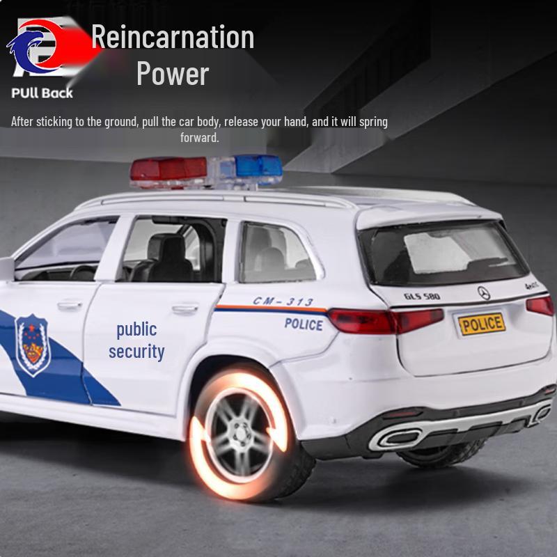 GLS 580 Police Car Alloy Model