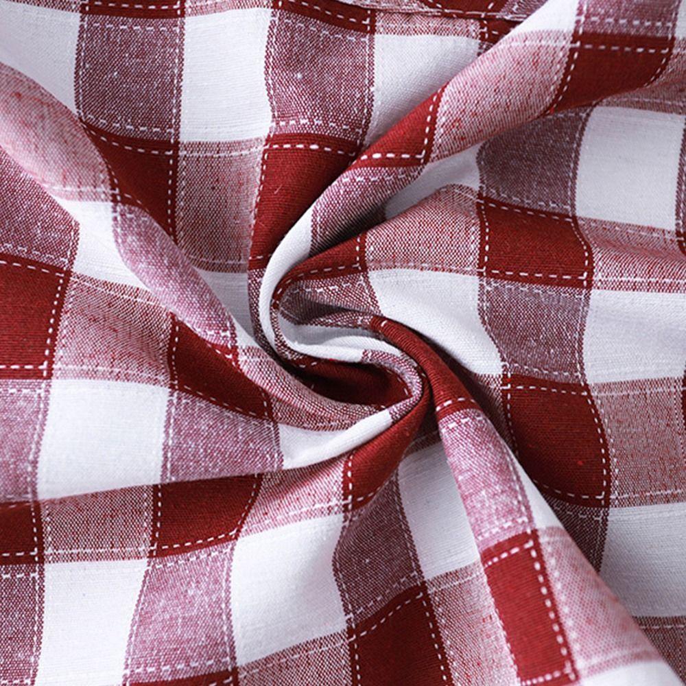 Anti Dirty Chef Work Apron Checkered Print Cooking Aprons Kitchen Aprons  Household Cleaning