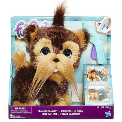 Hasbro Плюшевая игрушка FurReal Лохматый Шон с электрической игрушечной машинкой для стрижки E0497 Оригинал