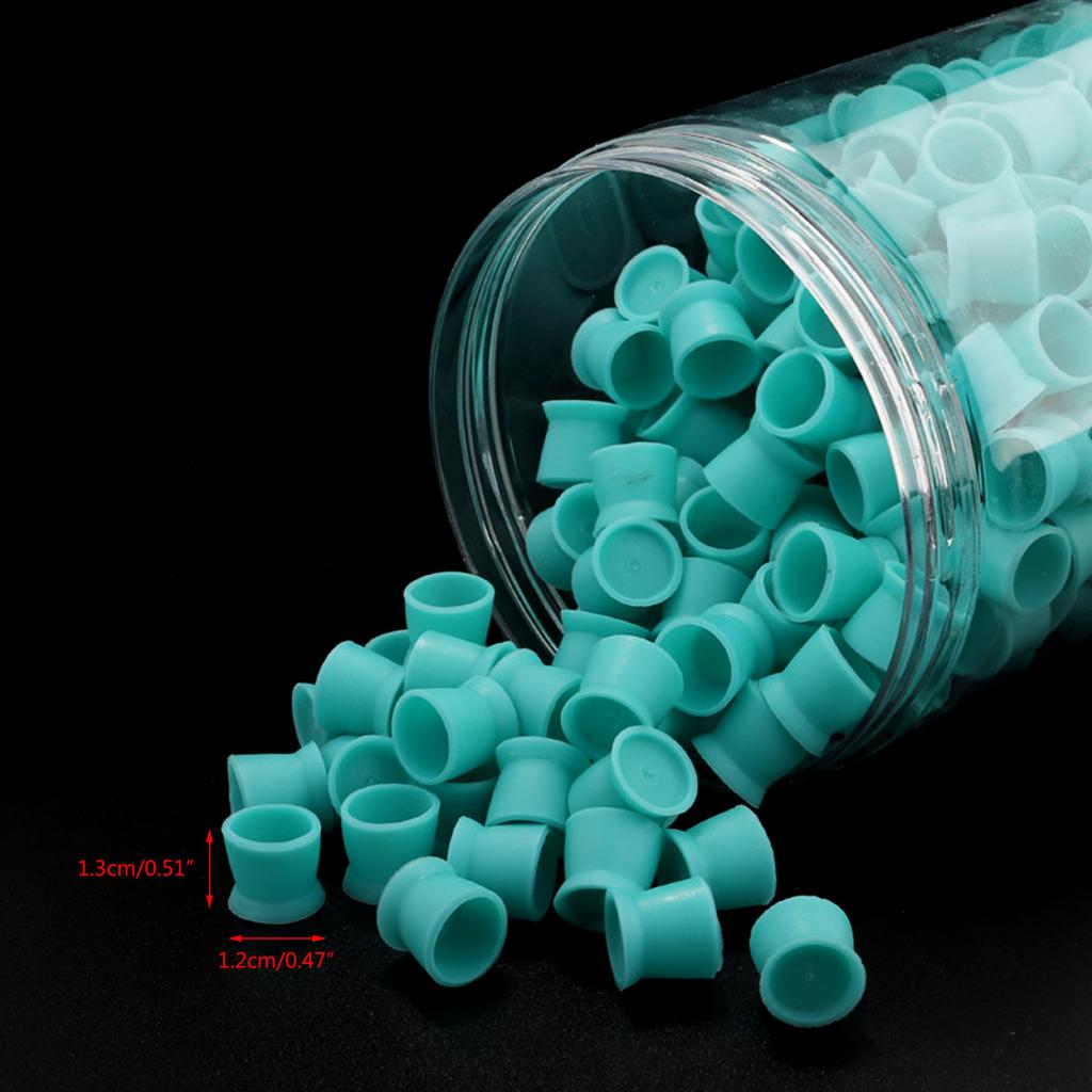 Одноразовые силиконовые контейнеры для чернил для татуировок, перманентный тату-макияж, пигмент для макияжа бровей, колпачки для контейнеров, аксессуары для татуировок