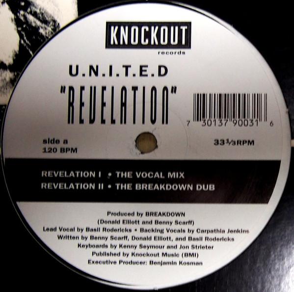 12inch Record U.N.I.T.E.D. - Revelation KO0003 Knockout Record 1992 US Dance & Electronica Used