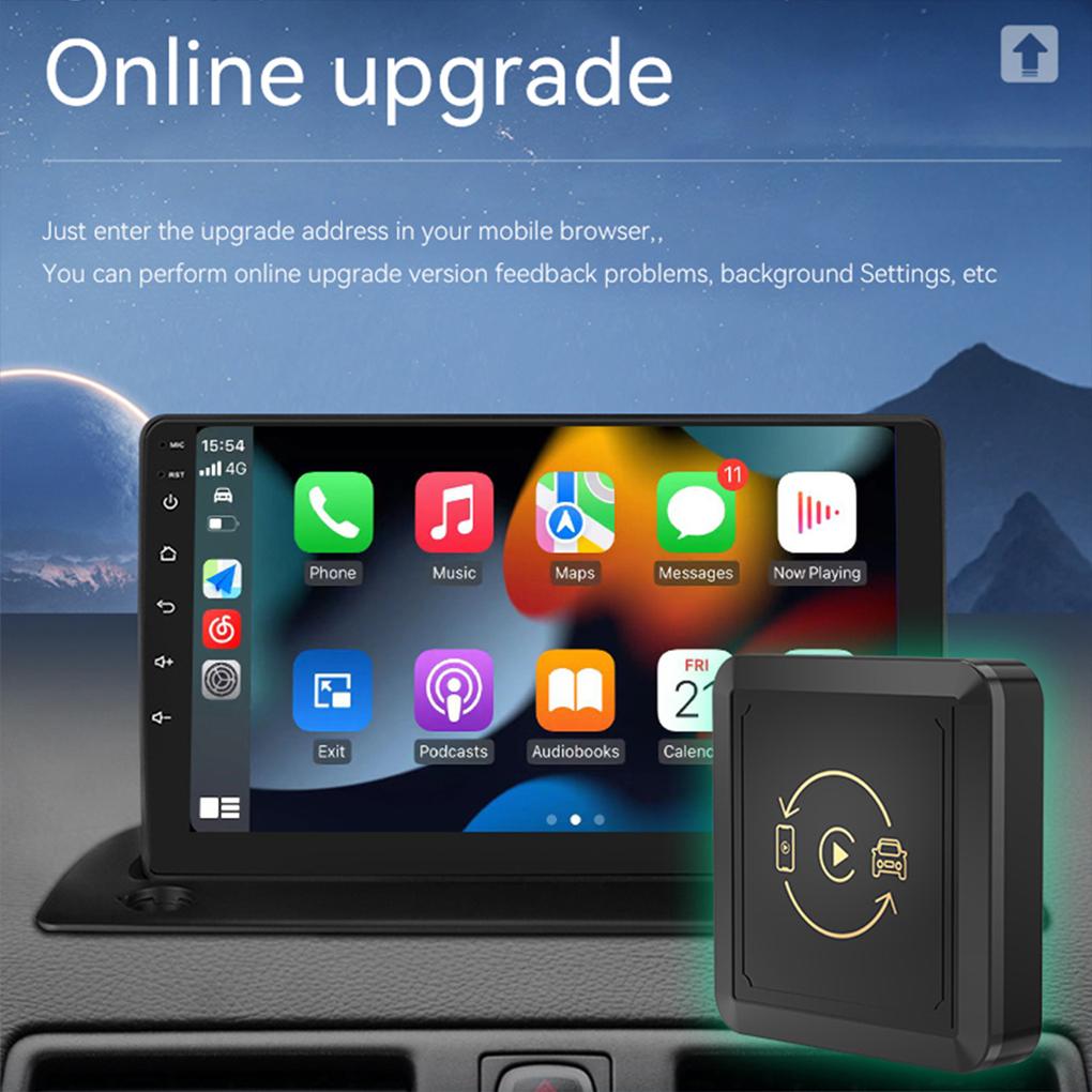 Мини CarPlay Dongle Адаптер проводного CarPlay и Android Auto к беспроводному CarPlay и Android Auto для автомобильного радио