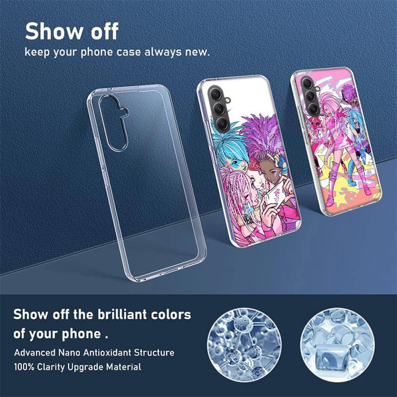 Чехол для телефона J-Jem And The Holograms для Samsung A17 A37 A57 A07 A16 A26 A36 A56 A06 A02S A12 A22 A32 A52S A04S A14 A24 A34 A54 A0