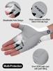 INBIKE Women's Cycling Gloves Summer Half-Finger Padded MTB Bicycle Gloves Shock-Absorbing Road Bike Accessories