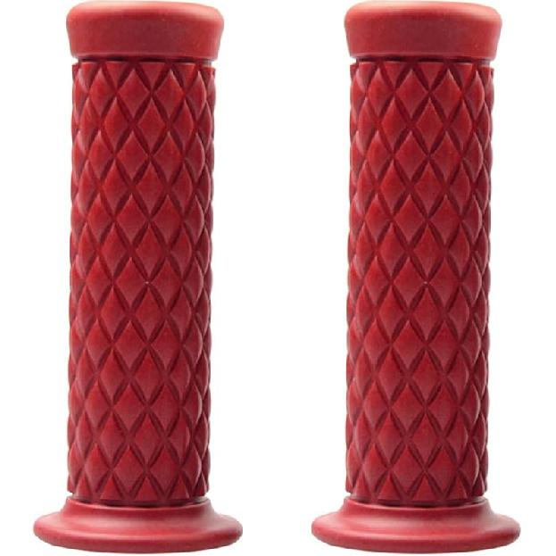 Мотоциклетные ручки, Нескользящая резиновая рукоятка для рулей 7/8" 22 мм/24 мм, Винтажная мотоциклетная ручка газа, Рукоятка руля для комфорта рук, Универсальная для