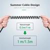 Аудио удлинительный кабель Type-C до 3,5 мм, аудио Aux кабель для Huawei, автомобильный провод для наушников, динамика, разъем 3,5, Aux USB C, адаптерный шнур
