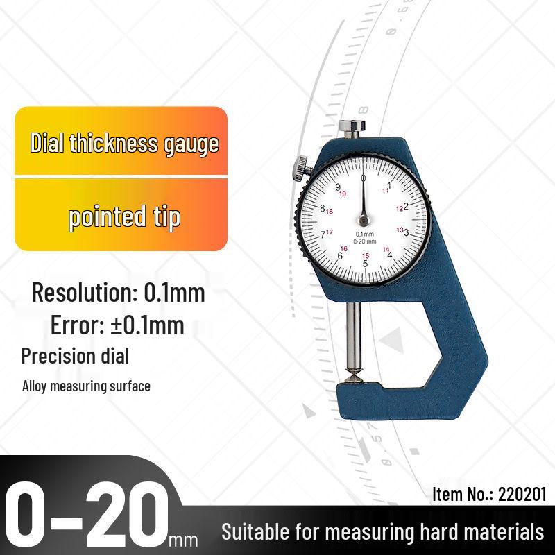Высокоточный цифровой толщиномер-штангенциркуль с микрометрическим дисплеем