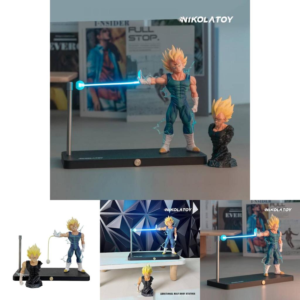 Магнитный ночник Dragon Ball с фигуркой аниме Саян Веджета Для коллекционеров и витрин