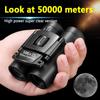Телескопический бинокль 500x25 Мини Портативный зум Hd 50000 м Мощный складной дальний дальний свет при слабом освещении ночного видения Профессиональный кемпинг