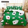 Постельное белье из полиэстера для покера, размер кинг, квин, новинка, групповые соревнования, пододеяльник для детей, мальчиков, девочек