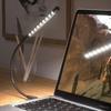 Black Metal Material LED Night Light USB Power Supply 10 LED Flexible Book Reading Light For Laptop Computer Notebook