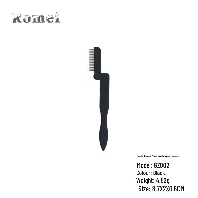 Инструмент-расческа для бровей и ресниц с иглой из нержавеющей стали