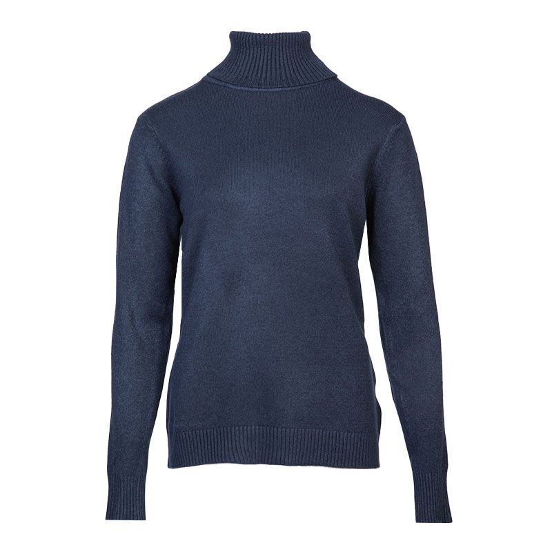 BELLE FEMME Women's Wool and Cashmere Turtleneck Sweater