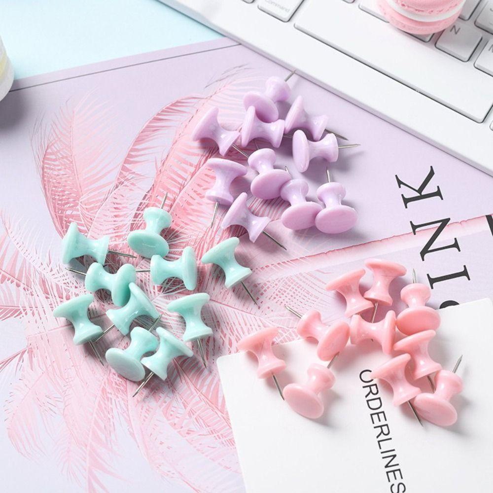 Кнопки для пробковой доски, канцелярские кнопки макаронных цветов, кнопки-гвоздики, в коробке, кнопка, канцелярская кнопка, школа