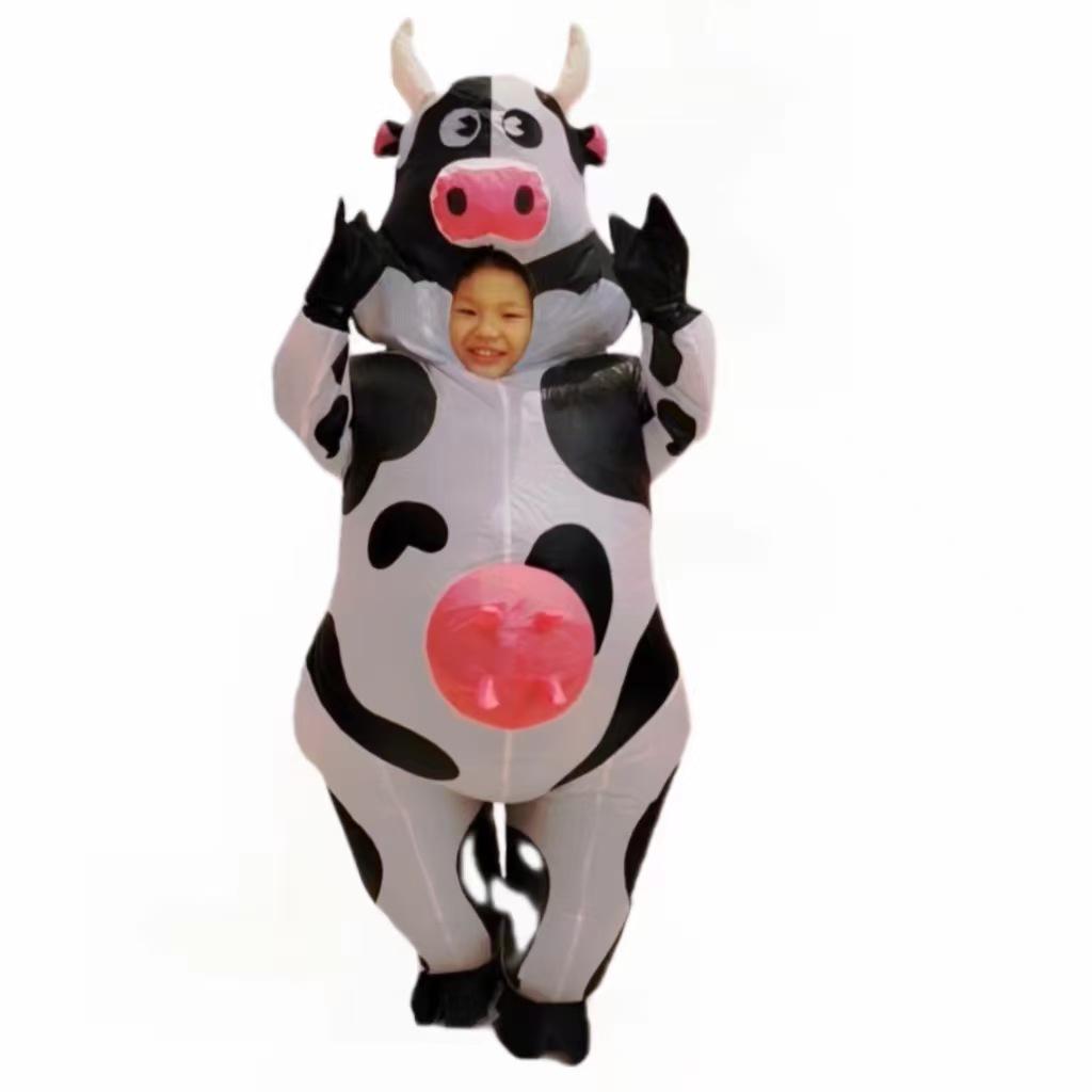 Надувной костюм коровы для Хэллоуина и Рождественских вечеринок