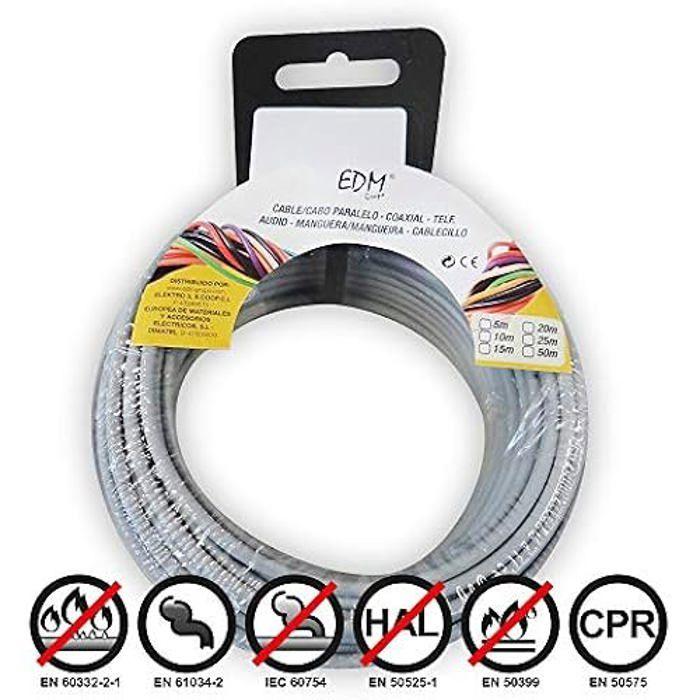 Enrouleur électrique - EDM - Flexible - Sans halogène - Malléable - Utilisation intérieure