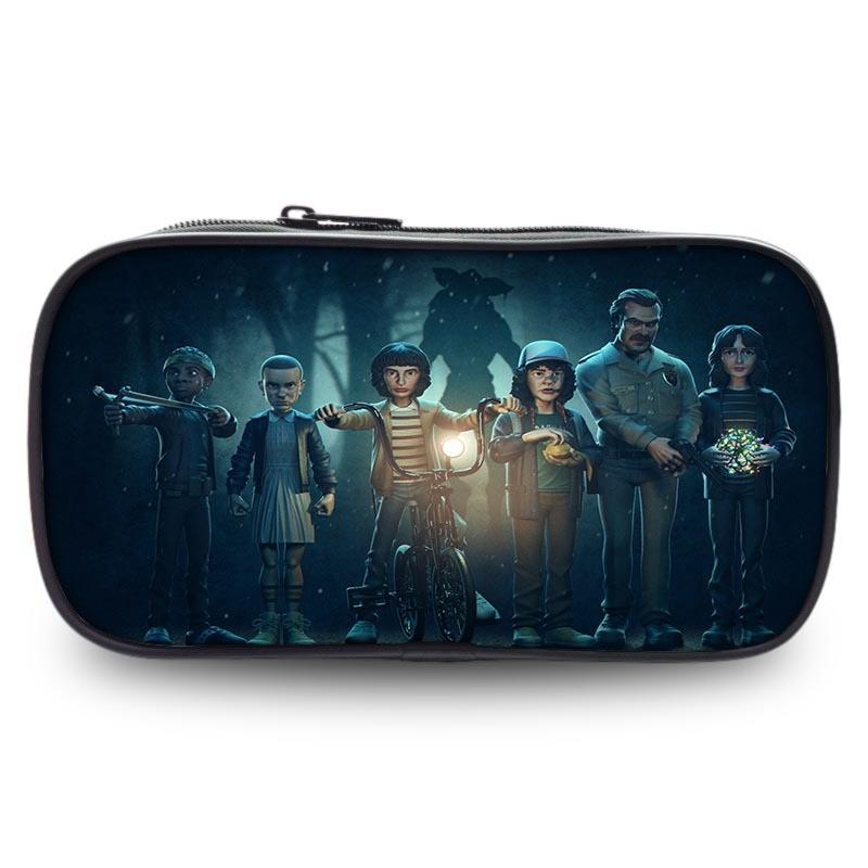 Вместительный пенал Stranger Things из ткани Оксфорд для студентов, универсальный дизайн
