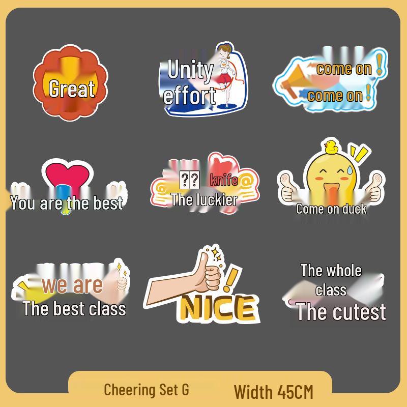 Custom Cheer Signs & Pom-Poms for Sports Events & Team Photos