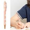 6Pcs Ballpoint Pen Floral Pattern Signing Pen Smooth Writing Press Type Stationery Pen for Colleagues Teachers Students