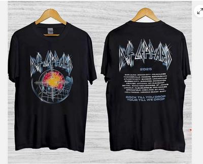 Унисекс футболка Def Leppard Pyromania Summer Tour 2025