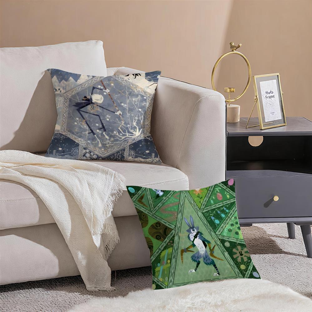 1PCS RRise Of The Guardians Arts Icons Cushion Cover Pillowcase Short Plush Invisible zipper Room Sofa Cushion Cover