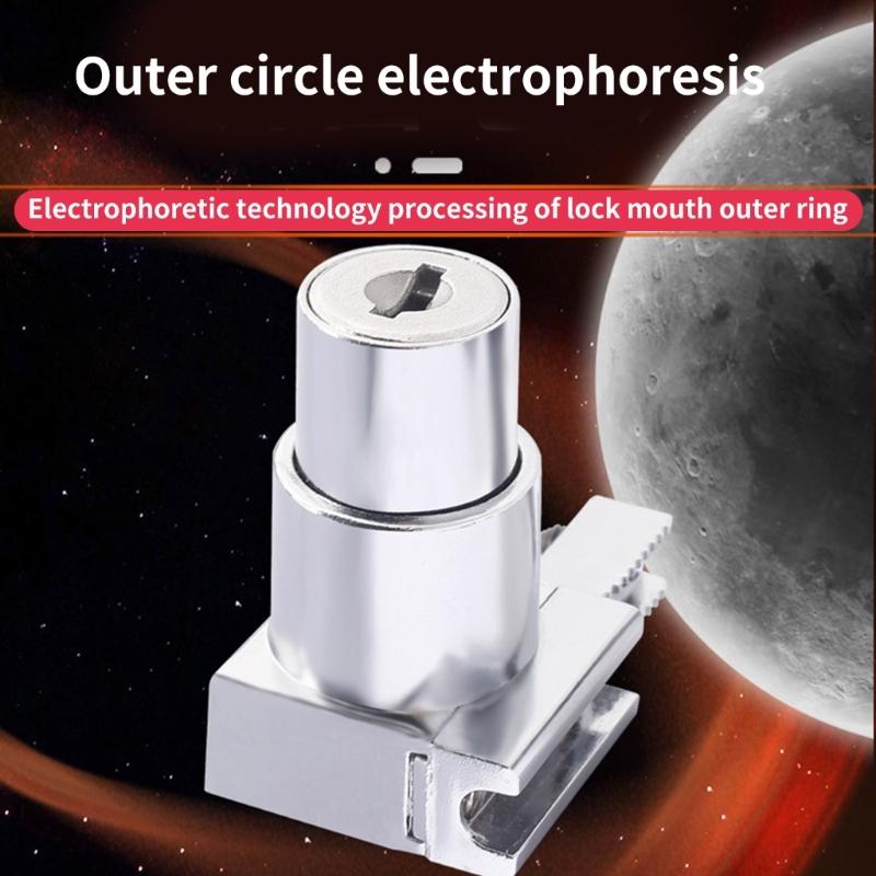 4 шт. плунжерный нажимной замок с ключом для раздвижной стеклянной двери витрины навесной стеклянный шкафчик замок для двери 5 мм-8 мм