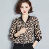 Women's Thin Jacket Short Leopard Pattern Casual Jacket Office Jacket