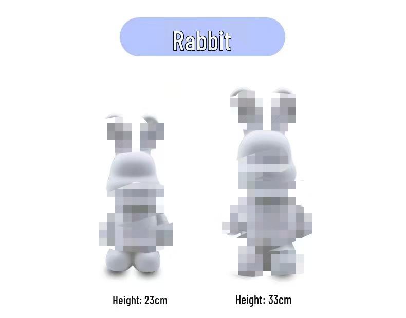 Сделай сам Виниловая кукла Жестокий медведь Брелок Набор пигментов