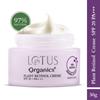 Крем с бакучиолом Lotus Organics+ (растительный ретинол) | 100% сертифицированный органический бакучиол | Антивозрастной крем для лица от мелких морщин и для увлажнения | SPF 20 | PA+