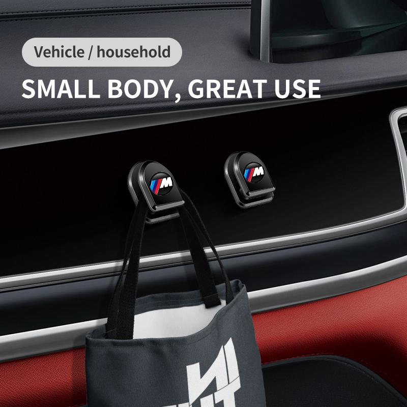 4Pcs Car Interior Hooks Storage USB Cable Headphone Storage Hook For BMW E93 F10 F20 F30 F40 F15 F25 F26 F31 F49 F86 M3 M5 X3
