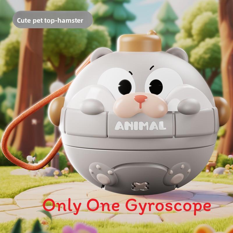 Cartoon Hamster Elephant Rabbit Gyroscope With Press And Collision Features For Parent Child Interactive Play