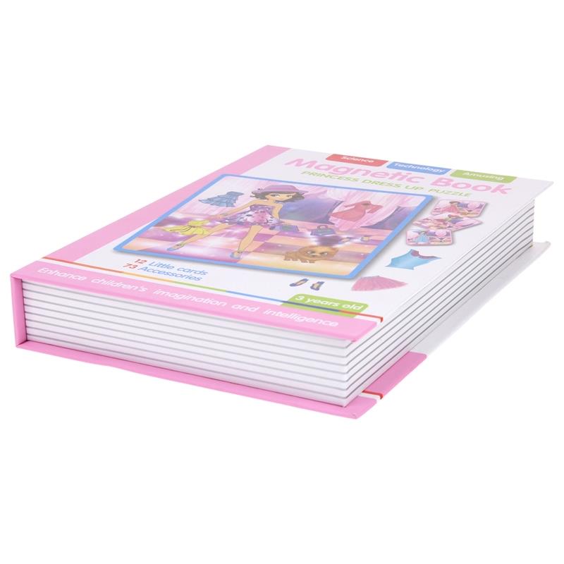 Puzzle Magnetic Book Magnets Puzzles Blocks Dress Up Dolls Clothes