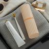 Портативная чашка для зубной щетки, большая емкость, съемный современный минималистский дорожный стакан для зубной пасты, держатель для зубной щетки, контейнер, дорожные принадлежности